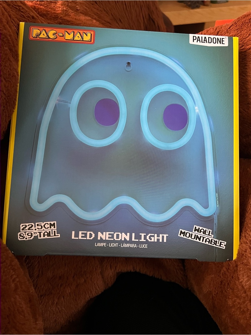 Pac-Man Blue LED Neon Ghost Light